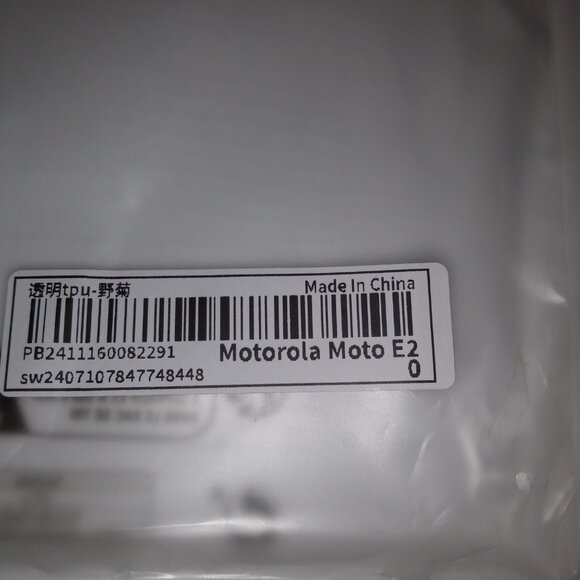 SHEIN Purple Motorola Moto E20 Phone case - Picture 3 of 3